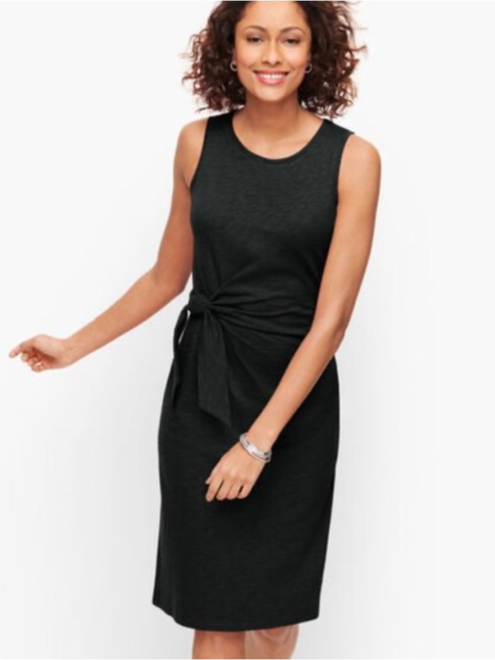 Talbots Side Tie Shift Dress